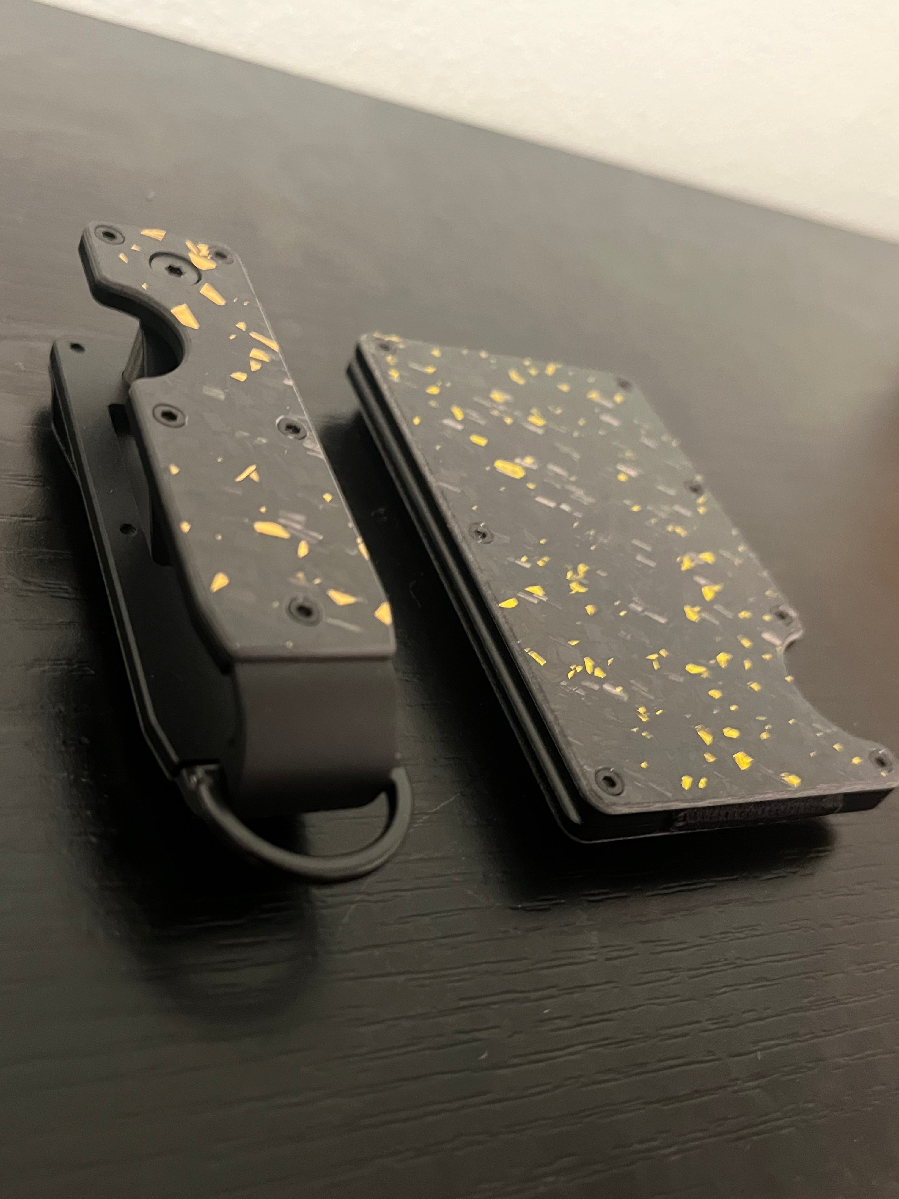 Carbon Fiber Wallet + Key Organizer