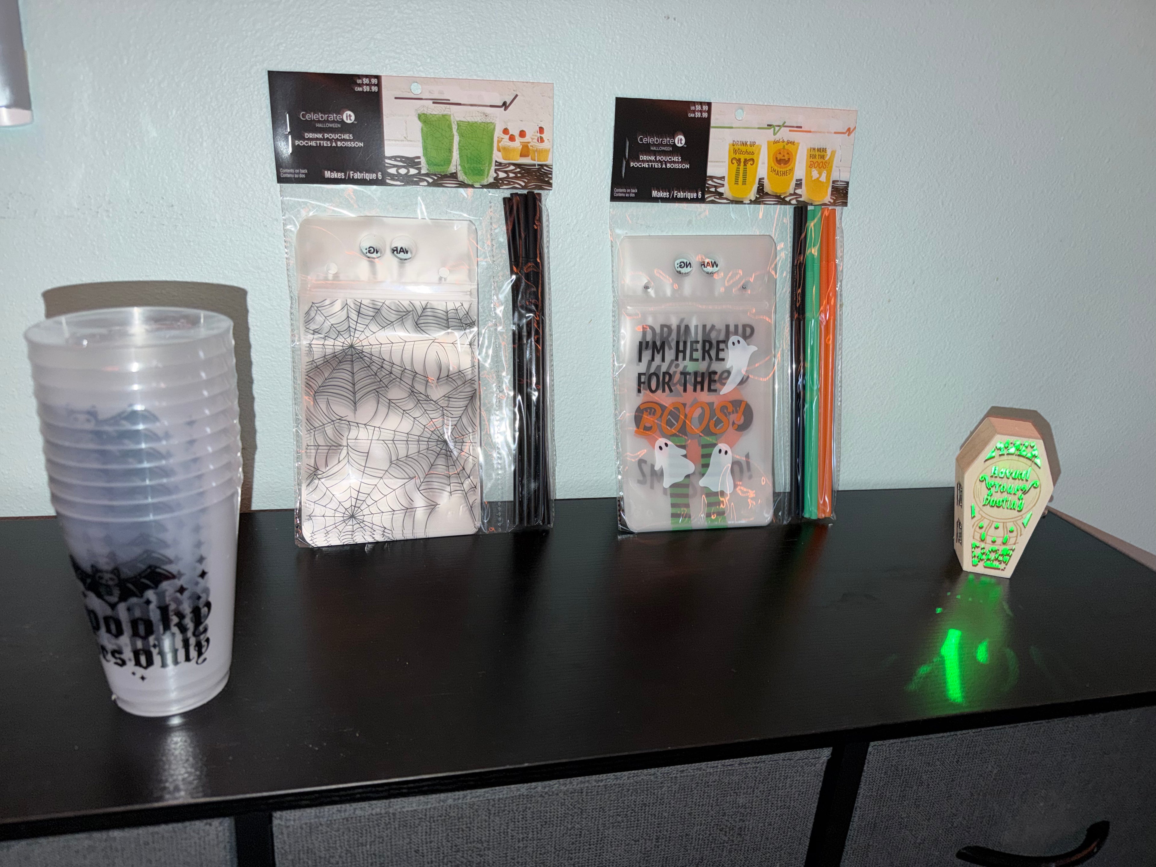 Halloween Party Kit – Spooky Drink Set with LED Coffin Décor & Cups | Not Your Regular Store Exclusive