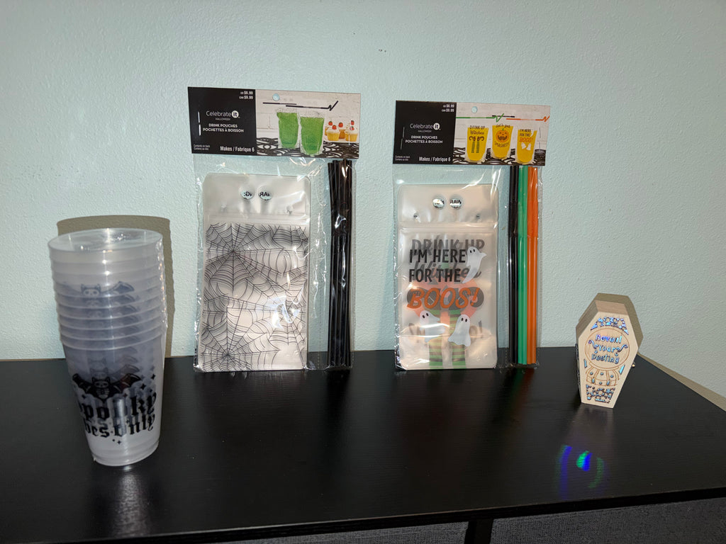 Halloween Party Kit – Spooky Drink Set with LED Coffin Décor & Cups | Not Your Regular Store Exclusive