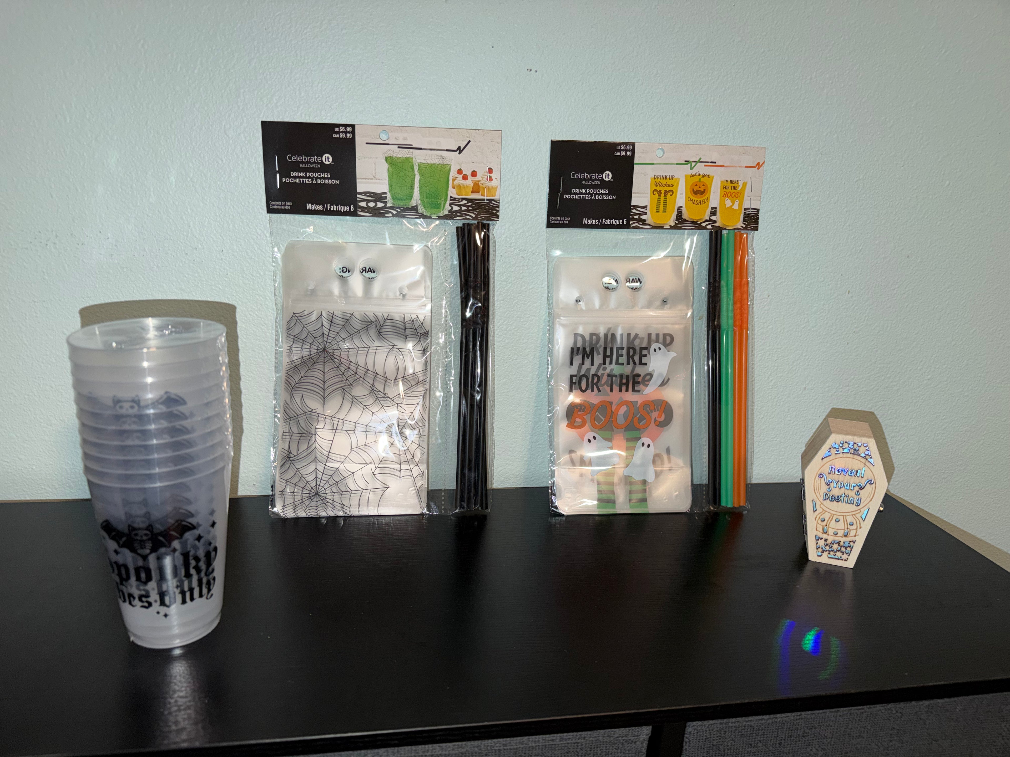 Halloween Party Kit – Spooky Drink Set with LED Coffin Décor & Cups | Not Your Regular Store Exclusive