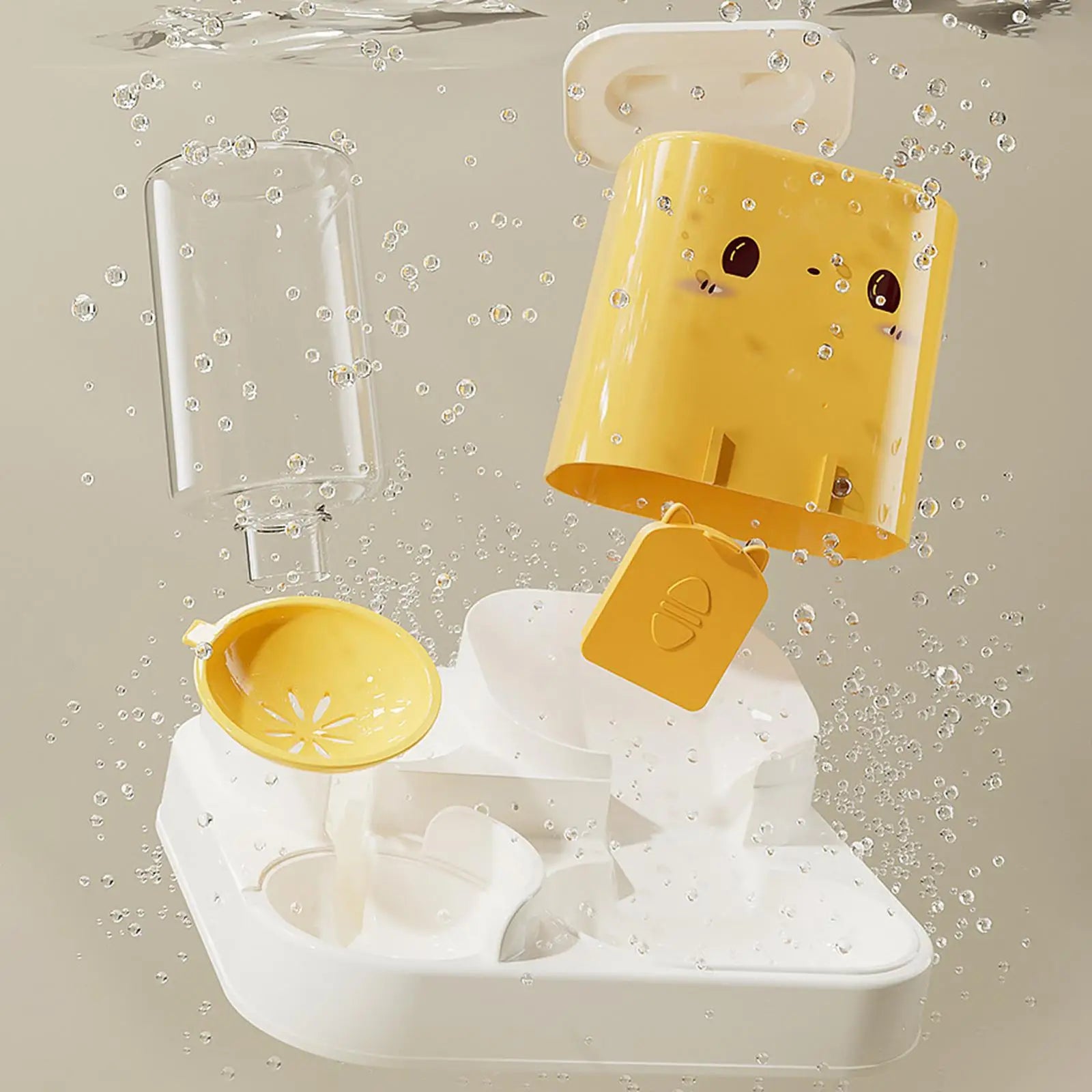 2-in-1 Automatic Cat/Dog Feeder & Water Dispenser