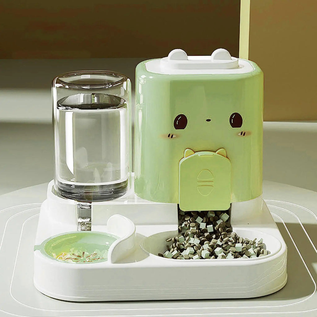 2-in-1 Automatic Cat/Dog Feeder & Water Dispenser