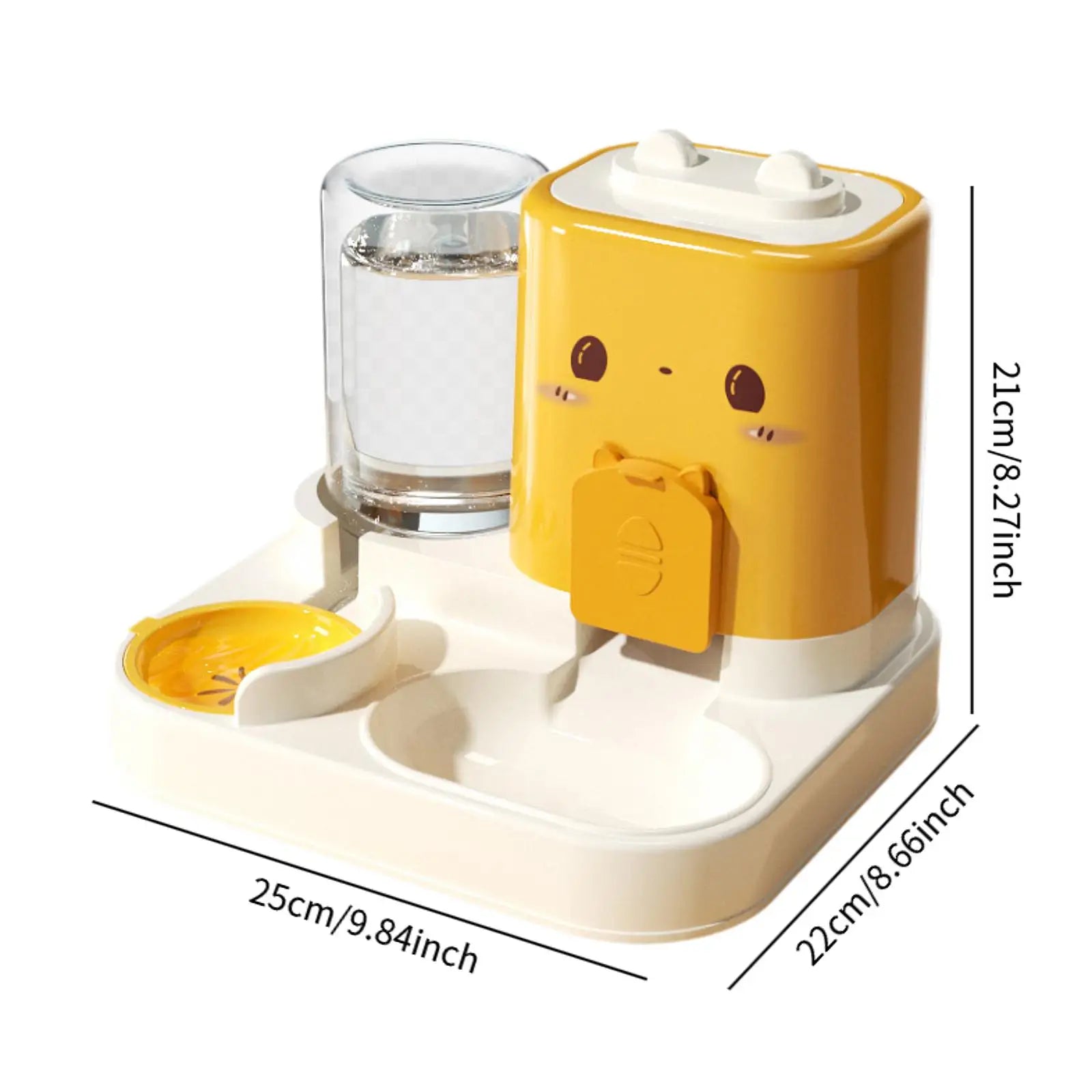 2-in-1 Automatic Cat/Dog Feeder & Water Dispenser