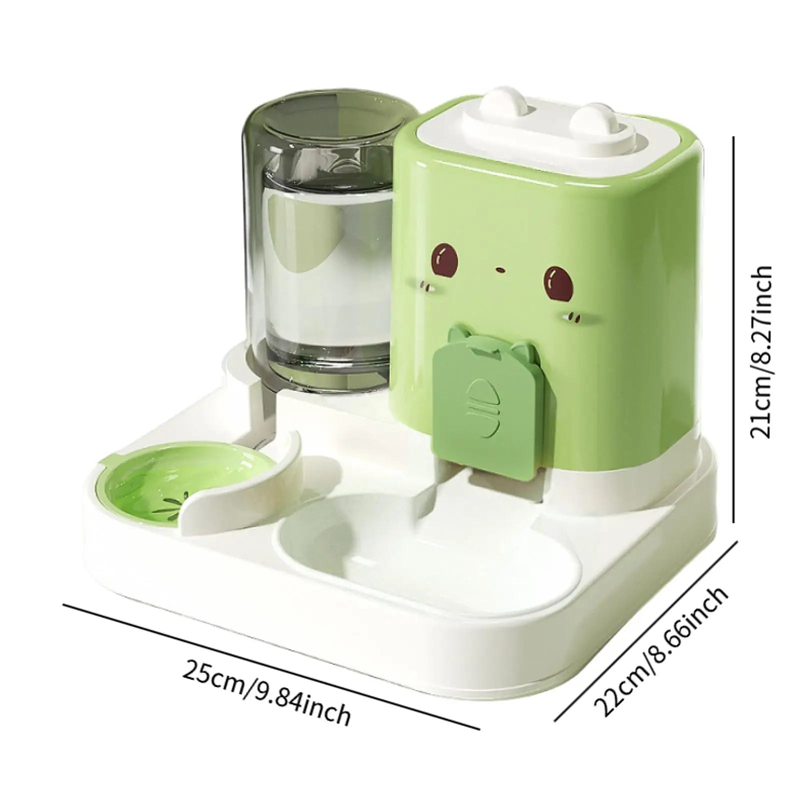 2-in-1 Automatic Cat/Dog Feeder & Water Dispenser