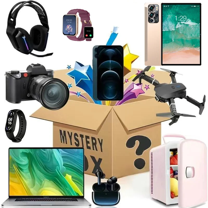 Ultimate Tech Blind/Mystery Box – Random Gadgets, Electronics & Mystery Surprises. Perfect for Christmas/Holiday Season!