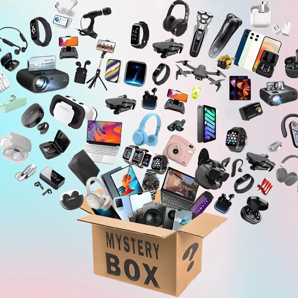 Ultimate Tech Blind/Mystery Box – Random Gadgets, Electronics & Mystery Surprises. Perfect for Christmas/Holiday Season!