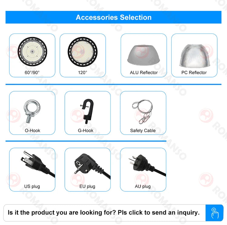 240W UFO LED High Bay Light – IP65 Waterproof, 5000K Daylight, UL/ETL Listed