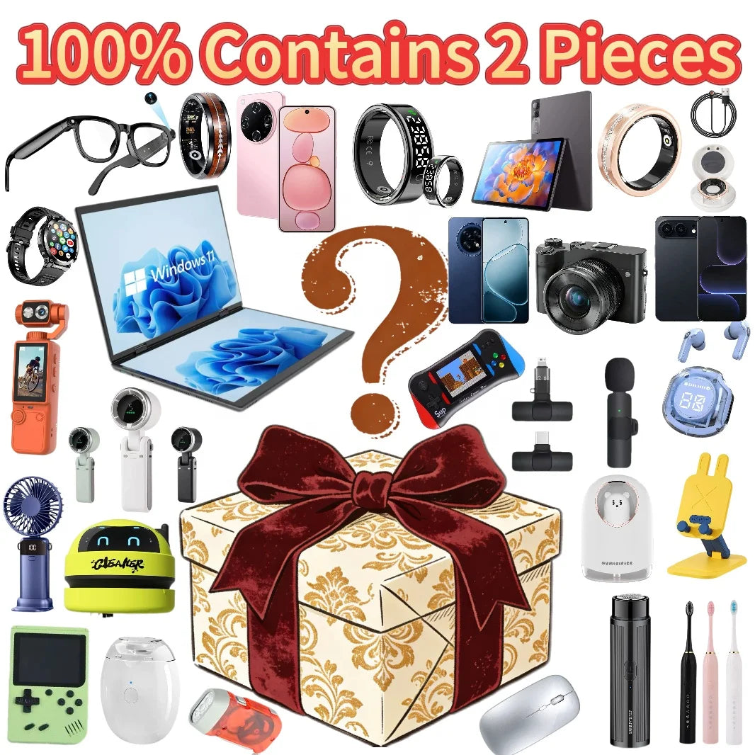 2-Piece Electronics Mystery Box | Earbuds, Smartwatch, Speaker & More