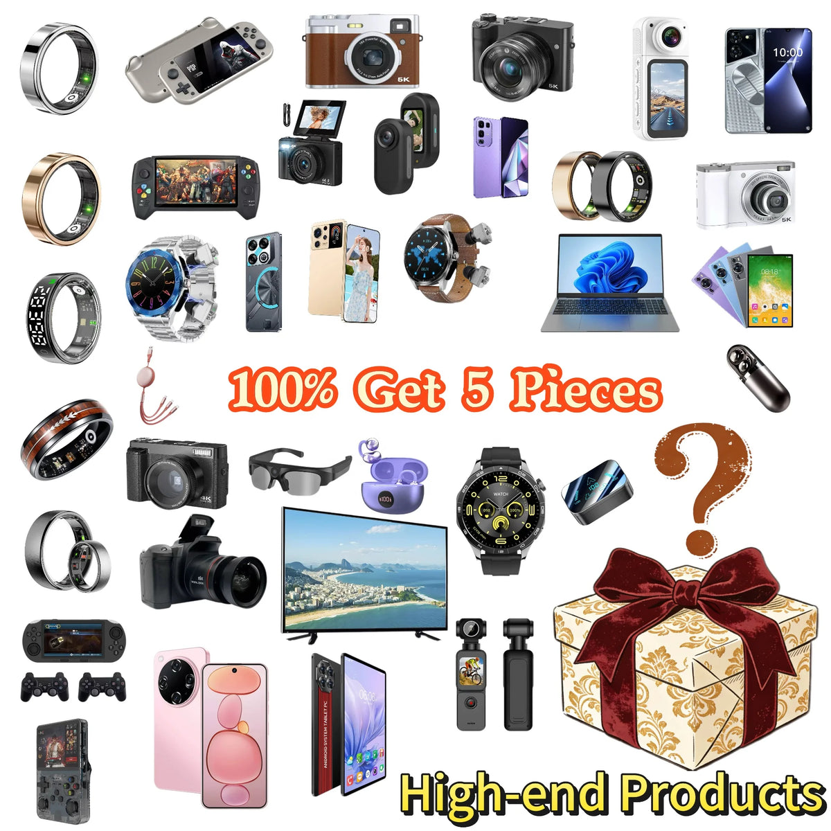 Ultimate Electronics Mystery Box – 5 Piece Surprise Bundle