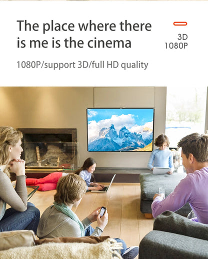 Foldable Portable Projector Screen — 60–200 Inch