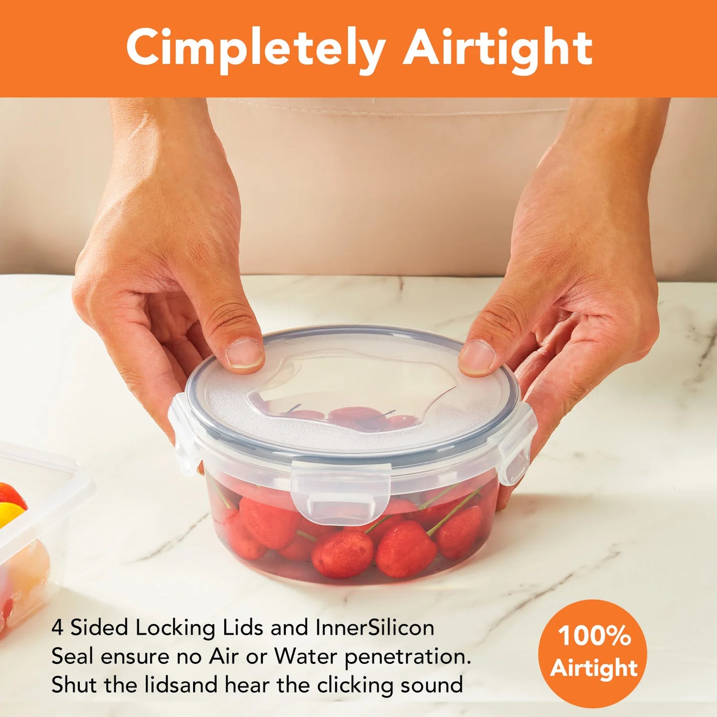 24-Piece BPA-Free Food Storage Containers with Lids – Airtight, Leak-Proof, Microwave Safe