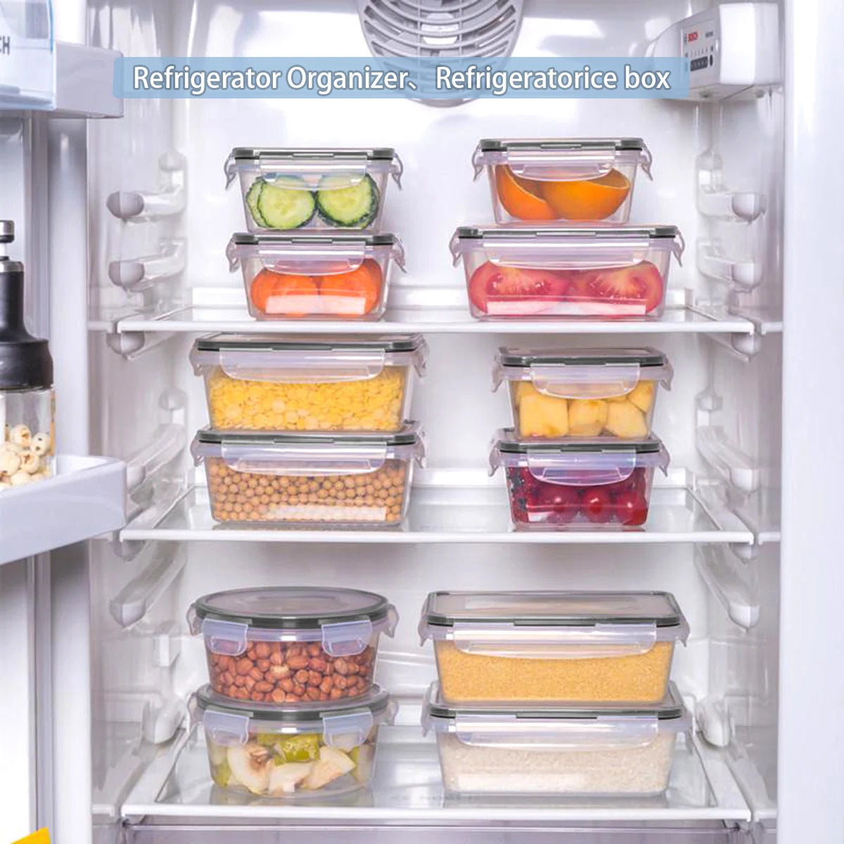 24-Piece BPA-Free Food Storage Containers with Lids – Airtight, Leak-Proof, Microwave Safe