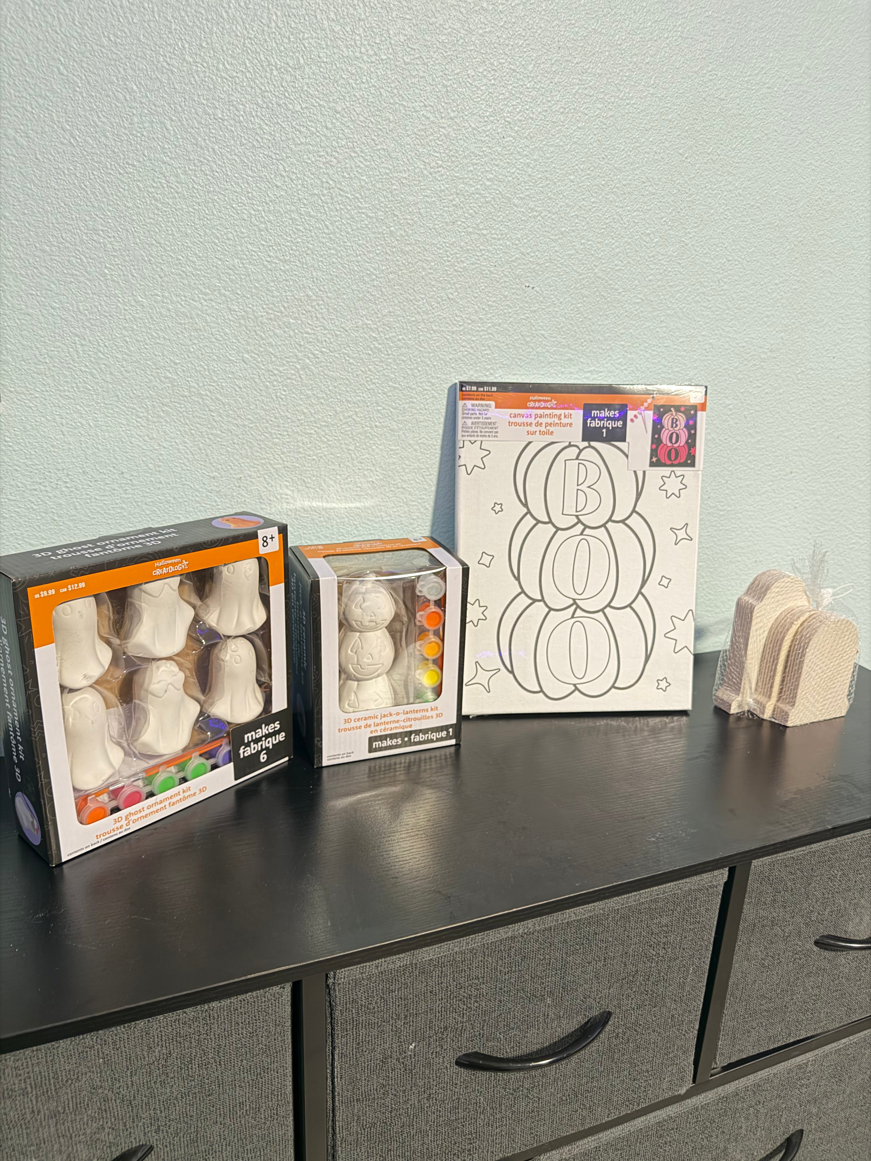 Halloween DIY Art Kit – Paintable Ghosts, Pumpkins & Canvas Set | Not Your Regular Store Exclusive