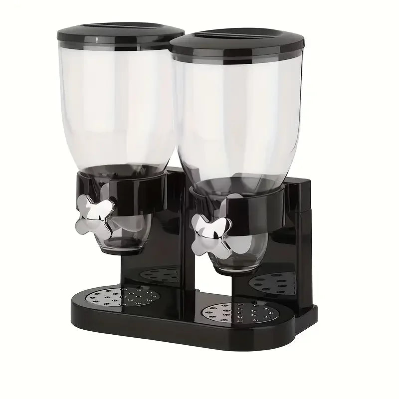 Large Capacity Control Cereal Dispenser - Easy to Operate, Adjustable Portion Control, and Mess-Free Design