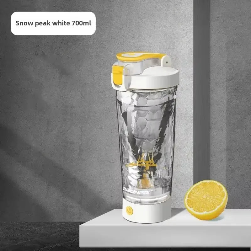 Electric Shaker Bottle – USB Rechargeable Protein Mixer Cup (450ml–630ml)