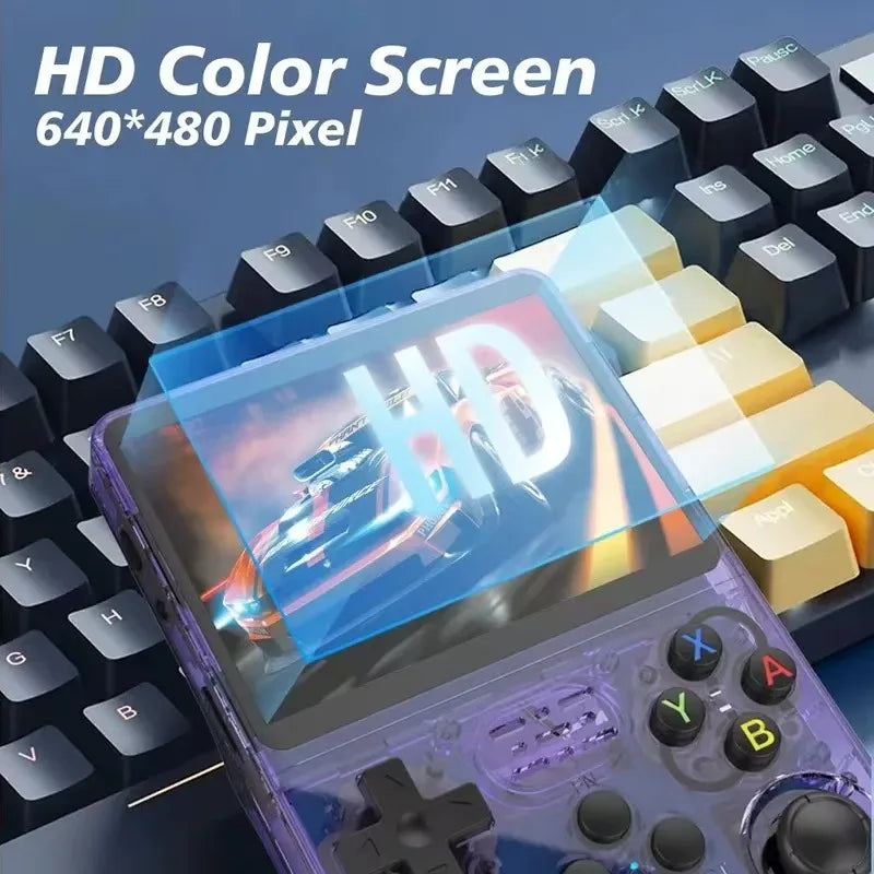 Handheld Retro Game Console – 15,000+ Games, 3.5" HD Display, Linux EmuELEC