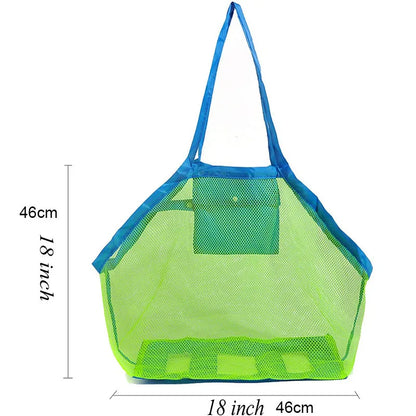 Sand-Away Mesh Beach Bag – Foldable Tote for Toys, Towels & Pool Gear