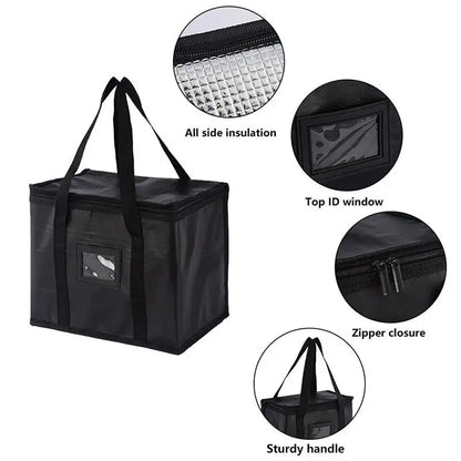Large Insulated Cooler Tote – Leakproof Thermal Food Bag for Camping, Beach & Picnics