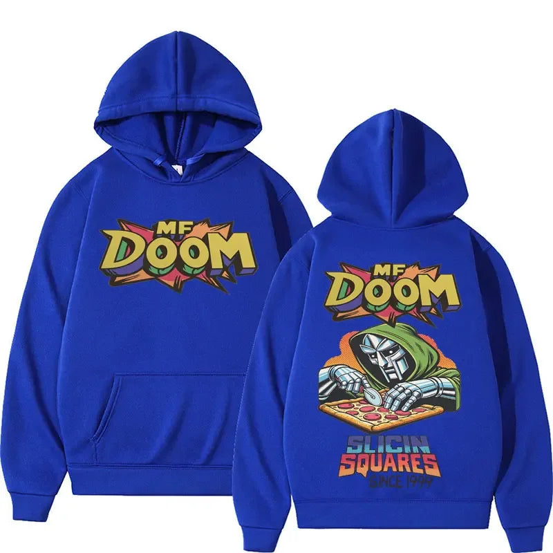 MF DOOM Graphic Hoodie – Vintage Hip Hop Streetwear Sweatshirt