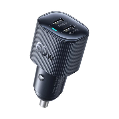 Baseus Car Charger 30W/60W – USB-C PD3.0 Fast Charging, Dual Port for iPhone & Android