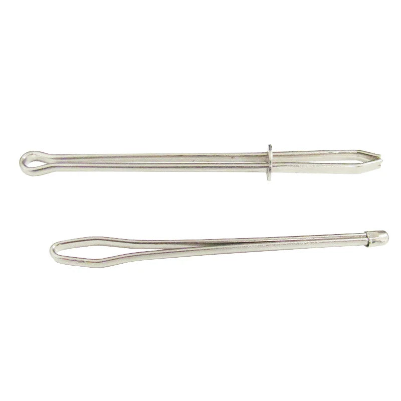 Metal Drawstring Threader & Cord Lock Clip Set – Open & Closed Style