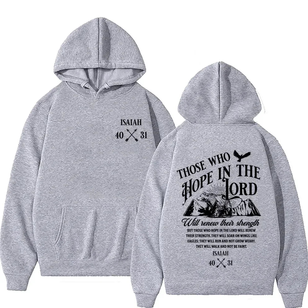 Y2K Jesus Letters Print Hoodie – Fleece Warm Streetwear Sweatshirt