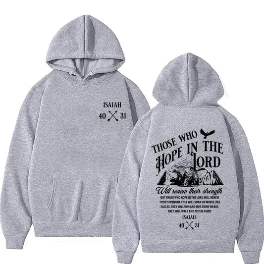Y2K Jesus Letters Print Hoodie – Fleece Warm Streetwear Sweatshirt