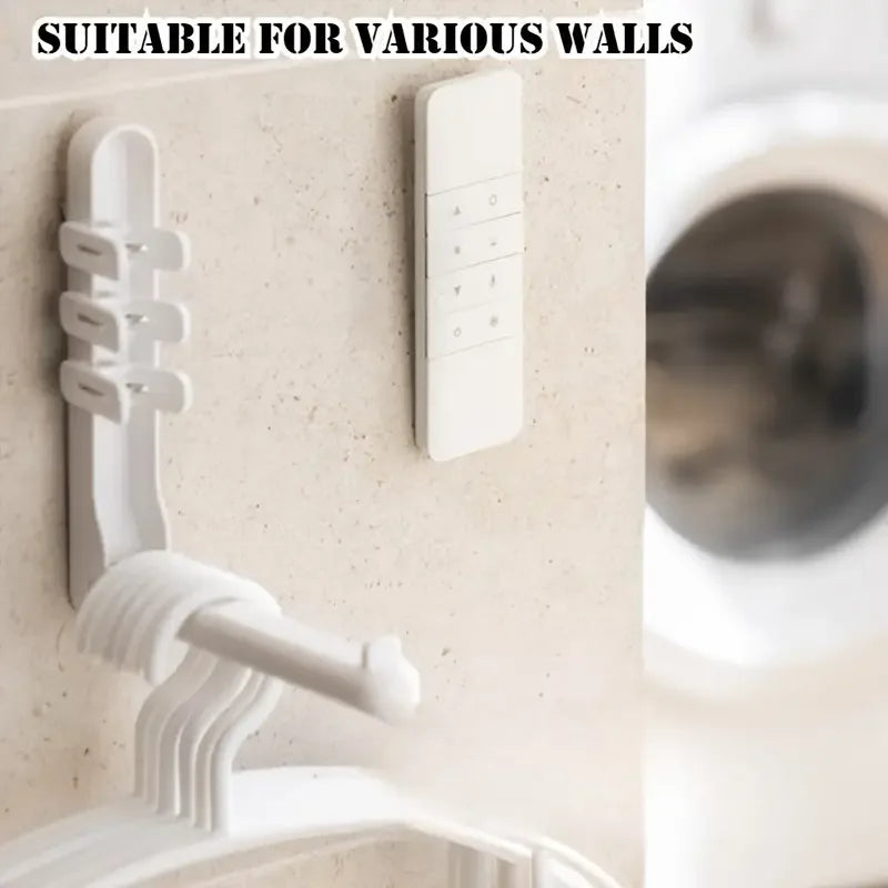 Magnetic Remote Control Holder Wall Mount 3-Pack | No Drill, Space-Saving Organizer