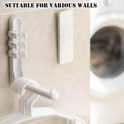Magnetic Remote Control Holder Wall Mount 3-Pack | No Drill, Space-Saving Organizer
