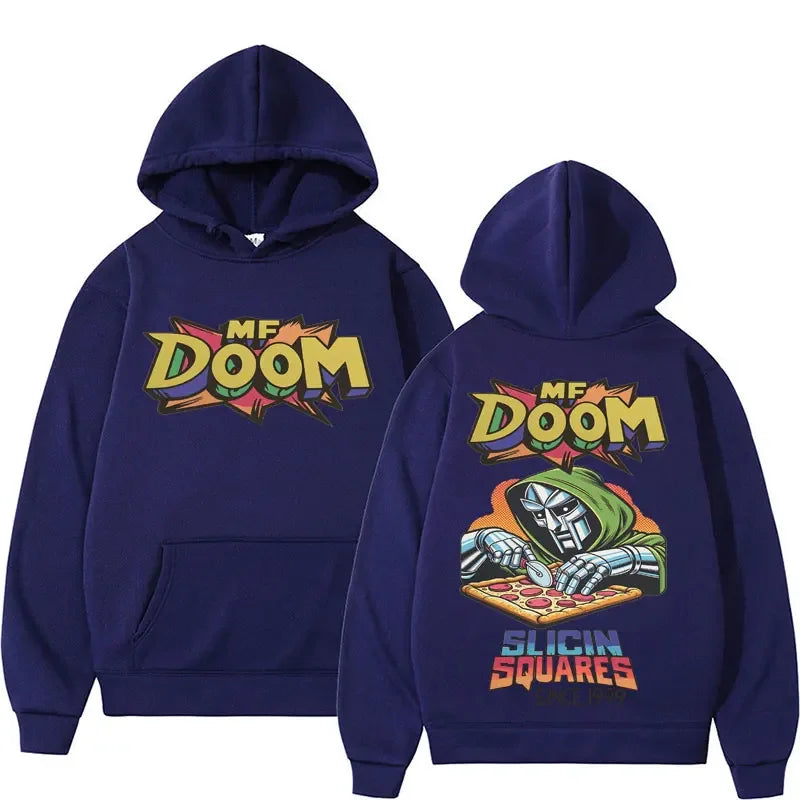 MF DOOM Graphic Hoodie – Vintage Hip Hop Streetwear Sweatshirt