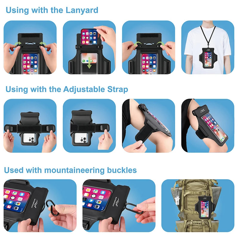 Waterproof Phone Pouch & Adjustable Armband