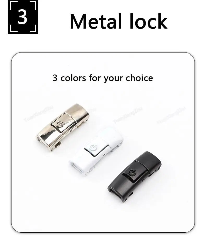 No Tie Shoe laces Press Lock Shoelaces without ties Elastic Laces Sneaker Kids Adult Flat Shoelace for Shoes