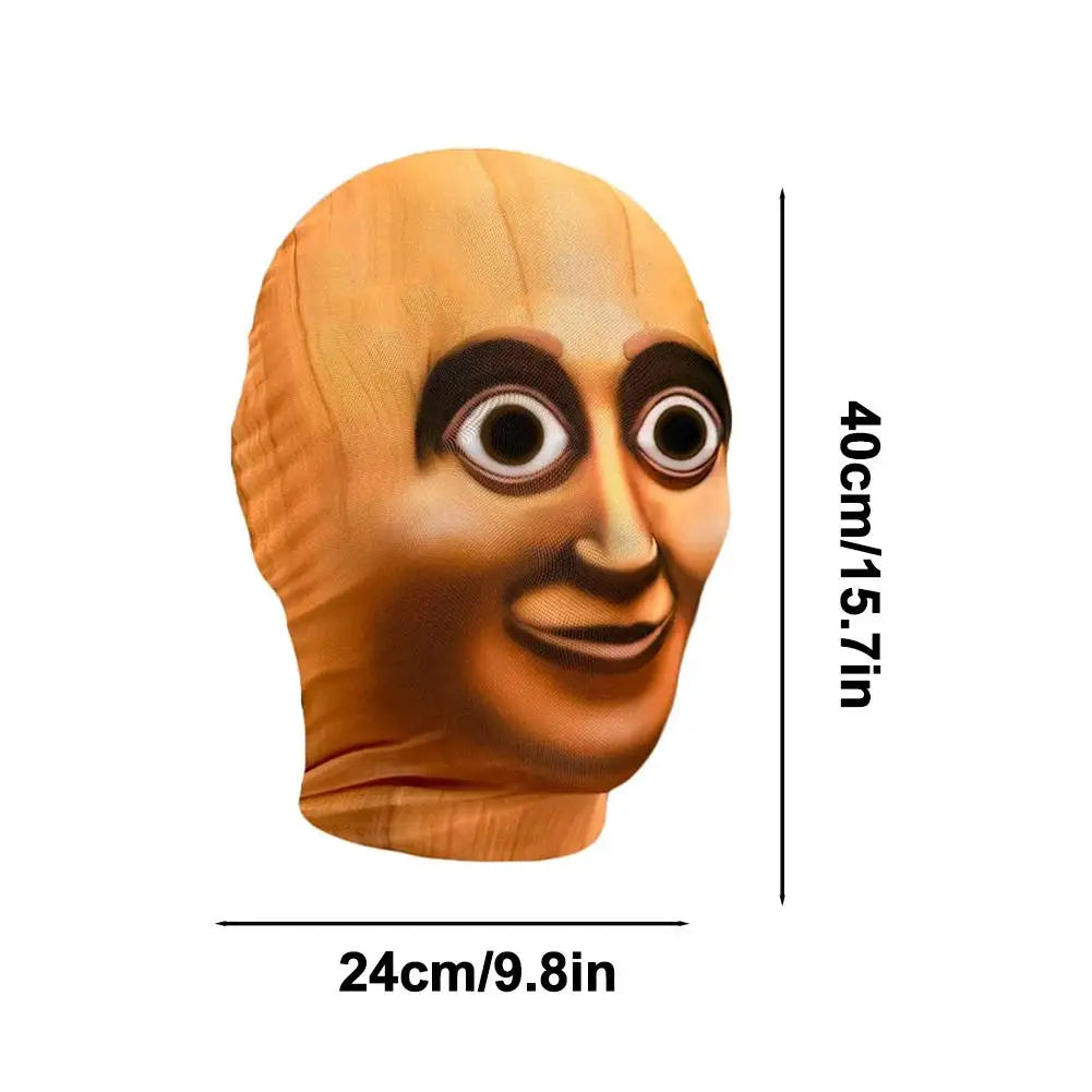 3D Printed Full Face Balaclava Mask – Realistic Cosplay & Halloween Mask