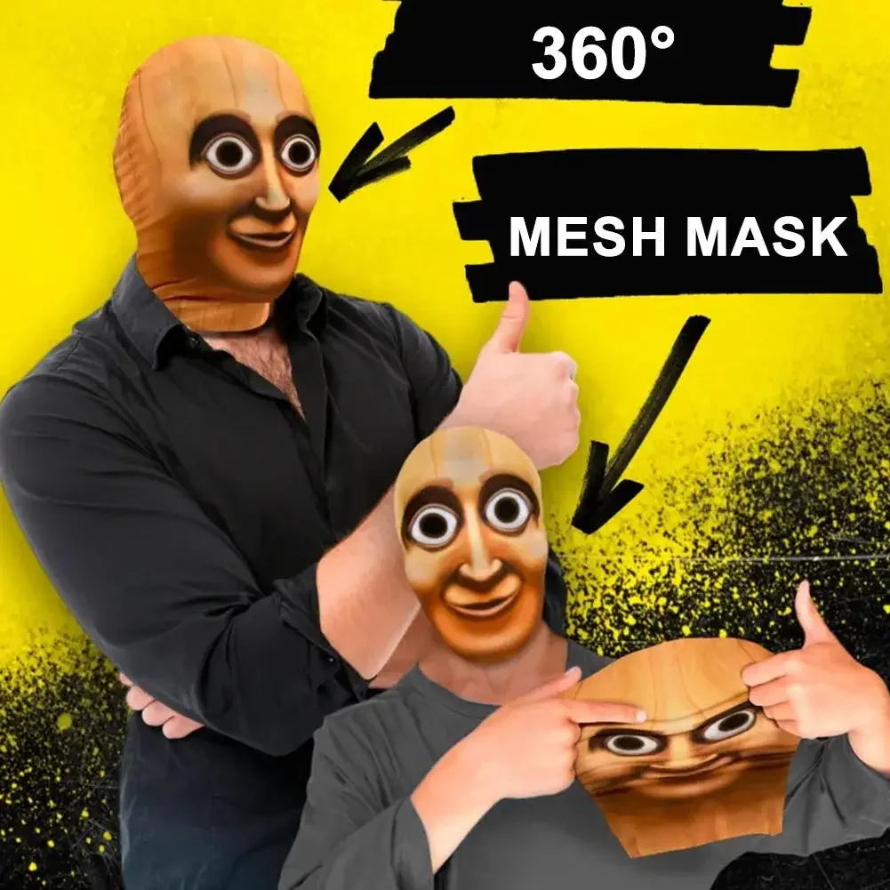 3D Printed Full Face Balaclava Mask – Realistic Cosplay & Halloween Mask