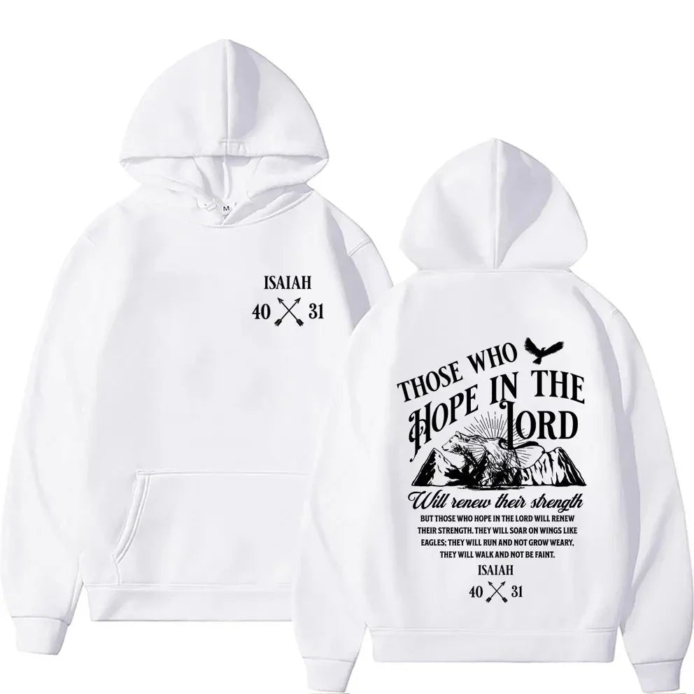 Y2K Jesus Letters Print Hoodie – Fleece Warm Streetwear Sweatshirt