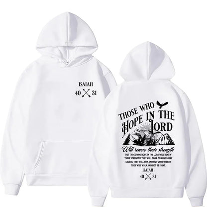 Y2K Jesus Letters Print Hoodie – Fleece Warm Streetwear Sweatshirt