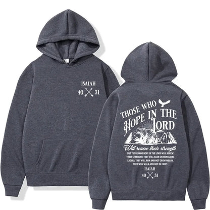 Y2K Jesus Letters Print Hoodie – Fleece Warm Streetwear Sweatshirt