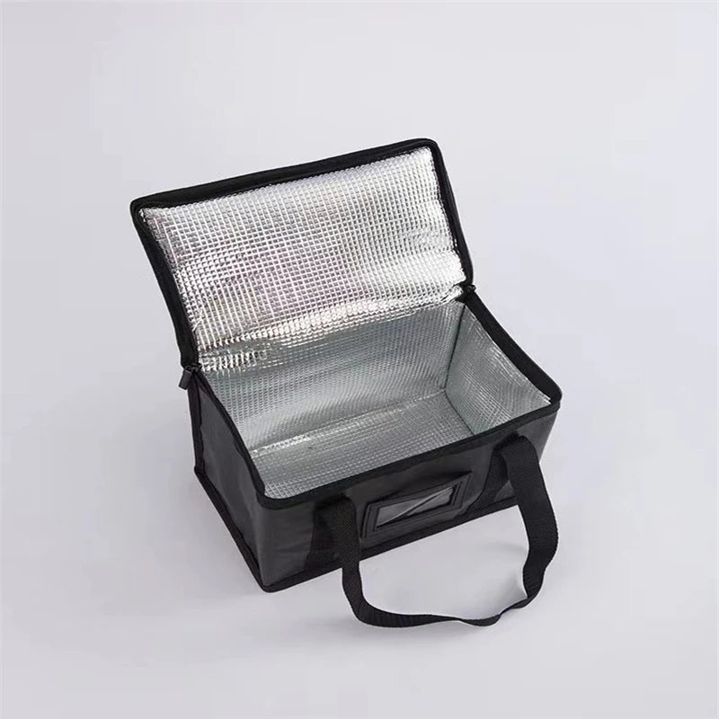 Large Insulated Cooler Tote – Leakproof Thermal Food Bag for Camping, Beach & Picnics