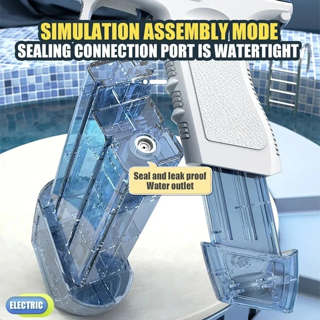 Electric Water Gun – Auto High-Pressure Soaker for Kids & Adults