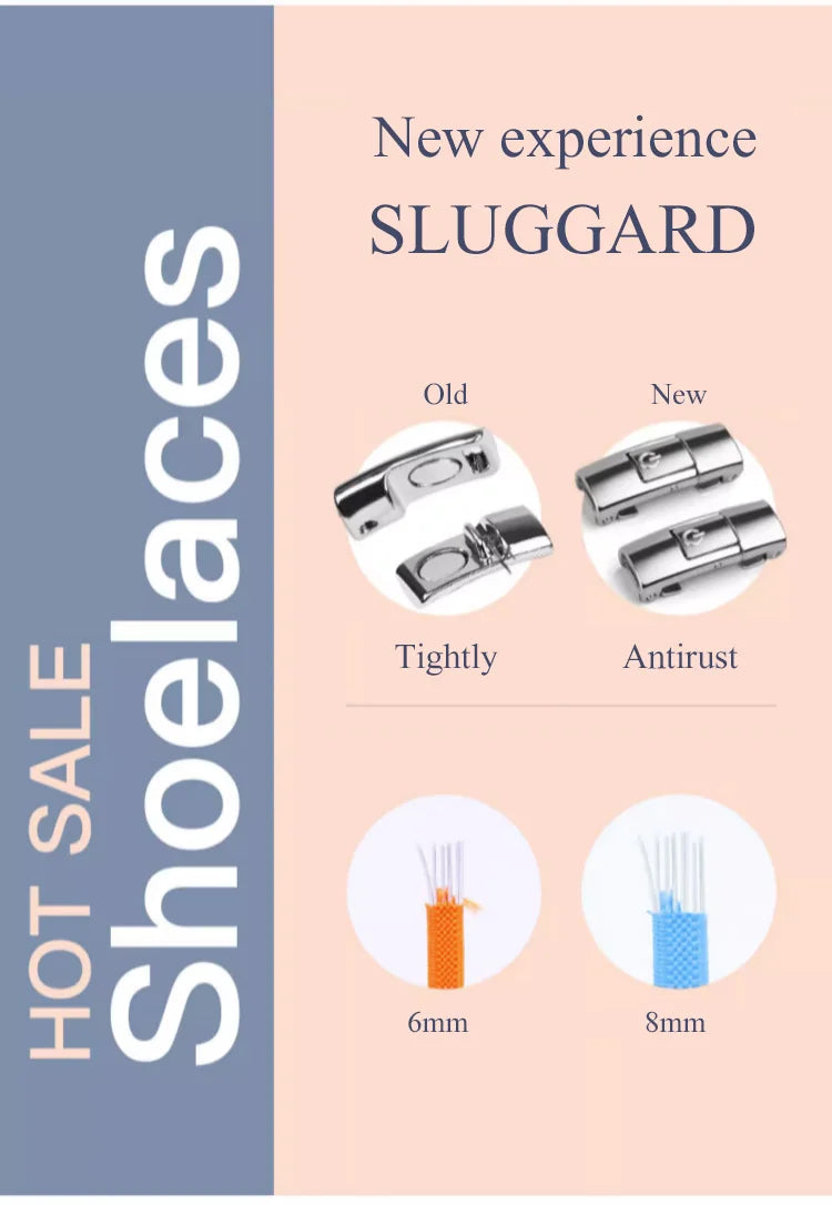 No-Tie Elastic Shoe Laces with Press Lock – Quick Fit Stretch Laces for Adults & Kids | Sports, Travel & Everyday Use