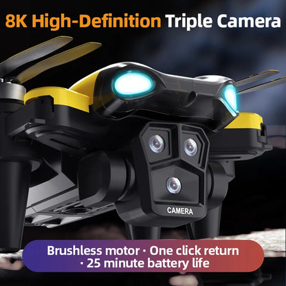 B9 Pro RC Drone with 4K Dual HD Camera – Foldable WiFi FPV Quadcopter with Optical Flow & Altitude Hold