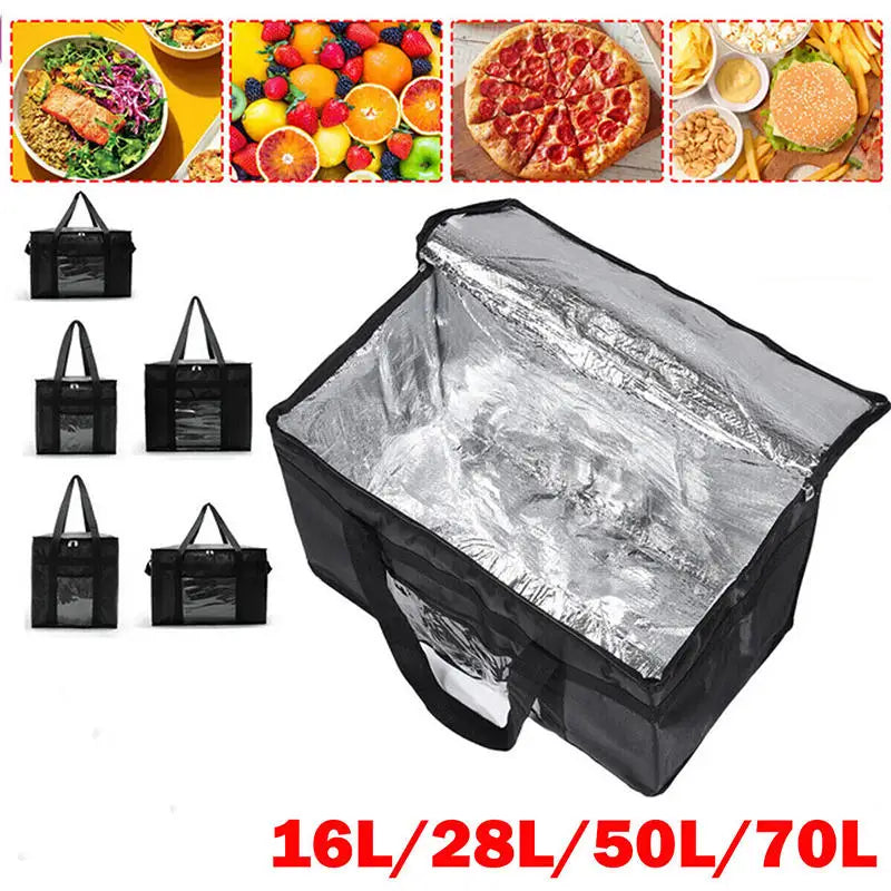 Large Insulated Cooler Tote – Leakproof Thermal Food Bag for Camping, Beach & Picnics