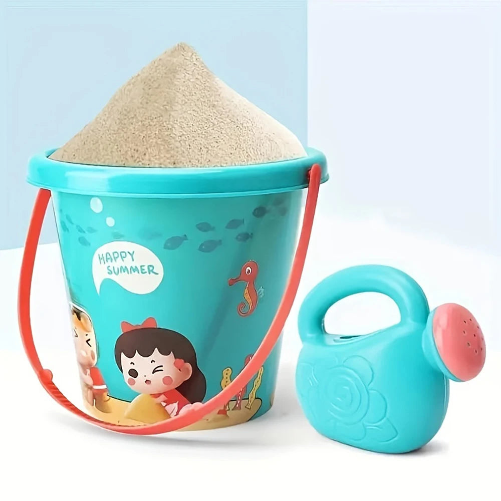 18-Piece Beach Sand Toy Set – Durable Outdoor Sand Play Tools for Kids