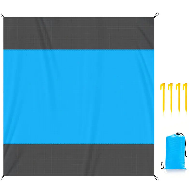 Large Sandproof Beach Blanket & Waterproof Picnic Mat