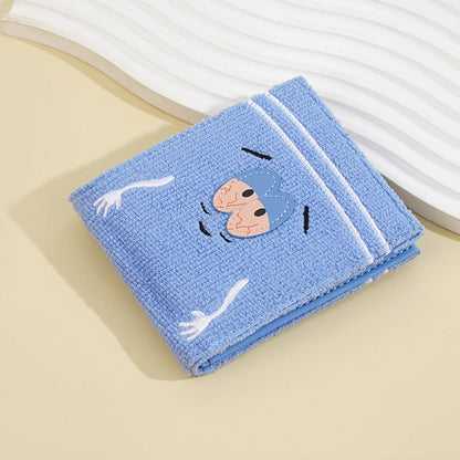 Cute Fuzzy Cartoon Wallet – Soft Plush Mini Wallet with Card Slots, Zip Pocket & Bifold Design