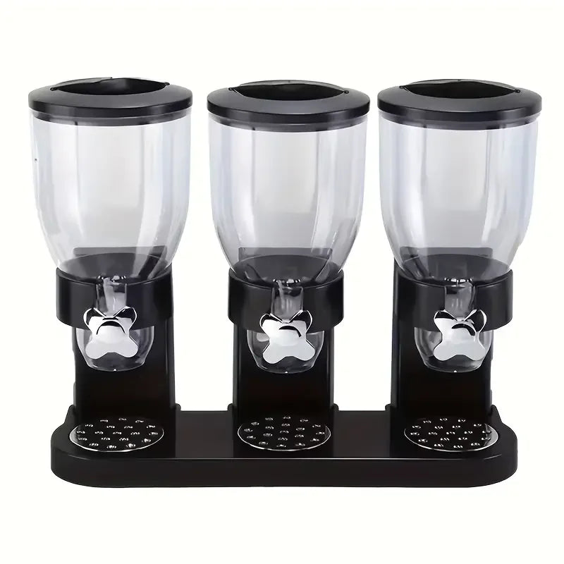 Large Capacity Control Cereal Dispenser - Easy to Operate, Adjustable Portion Control, and Mess-Free Design