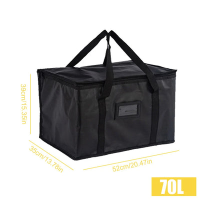 Large Insulated Cooler Tote – Leakproof Thermal Food Bag for Camping, Beach & Picnics