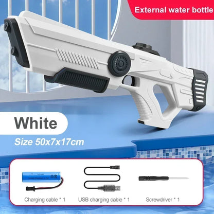 Electric Auto Water Pistol – Self-Filling Soaker Gun for Kids & Adults