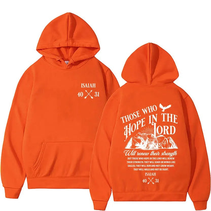 Y2K Jesus Letters Print Hoodie – Fleece Warm Streetwear Sweatshirt