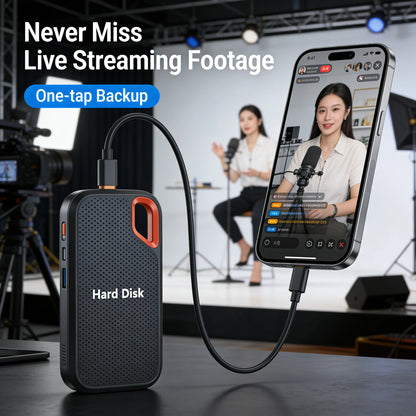 Portable External SSD | USB 3.2 Fast Transfer | 1TB to 128TB